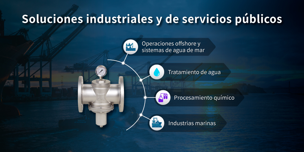 Aplicaciones de la válvula de alivio de presión de acero inoxidable dúplex Aplicaciones de la válvula de alivio de presión Z-Tide de acero inoxidable dúplex