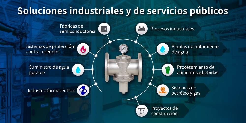 Aplicación de la válvula de presión de acción directa Aplicaciones de la válvula de presión de acción directa Z-Tide