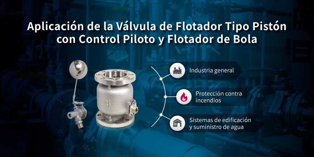 Aplicación de la válvula de flotador tipo pistón con interruptor de bola flotante Aplicación de la válvula de flotador tipo pistón Z-Tide con interruptor de bola flotante